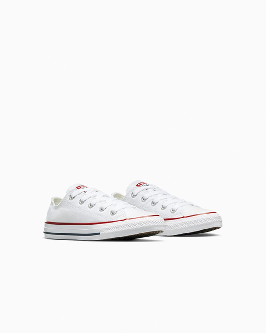 Zapatillas Bajas Converse Chuck Taylor All Star Classic Niño Blancas | PE E287L5